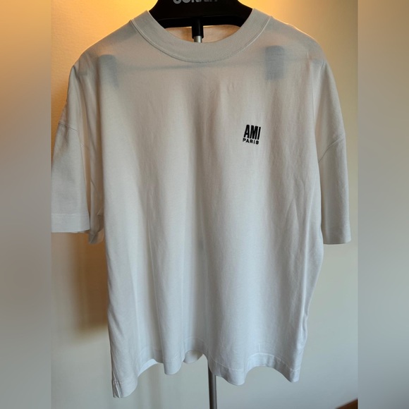AMI oversized T-shirt in white size Large L - Picture 1 of 4